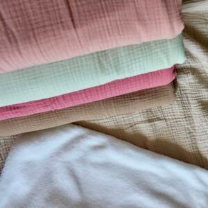 Couverture plaid personnalisée gaze de coton polaire