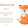 Carte de félicitations animaux mignons