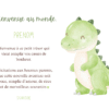 Carte de félicitations animaux mignons