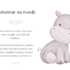 Carte de félicitations animaux mignons