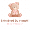 Carte de bienvenue Ourson