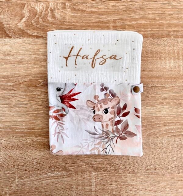 Protège carnet de santé motif animaux