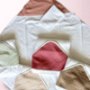 Ensemble cape de bain bébé personnalisable avec gant